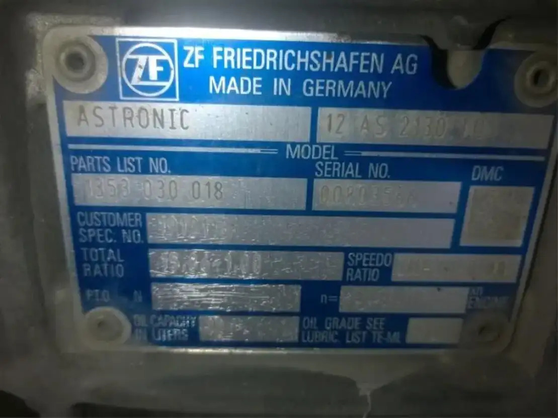 DAF Versnellingsbak 12AS2130 TD 15,86-1,00 - Käigukast ja varuosad - Veoauto: pilt 3 DAF Versnellingsbak 12AS2130 TD 15,86-1,00 - Käigukast ja varuosad - Veoauto: pilt 3