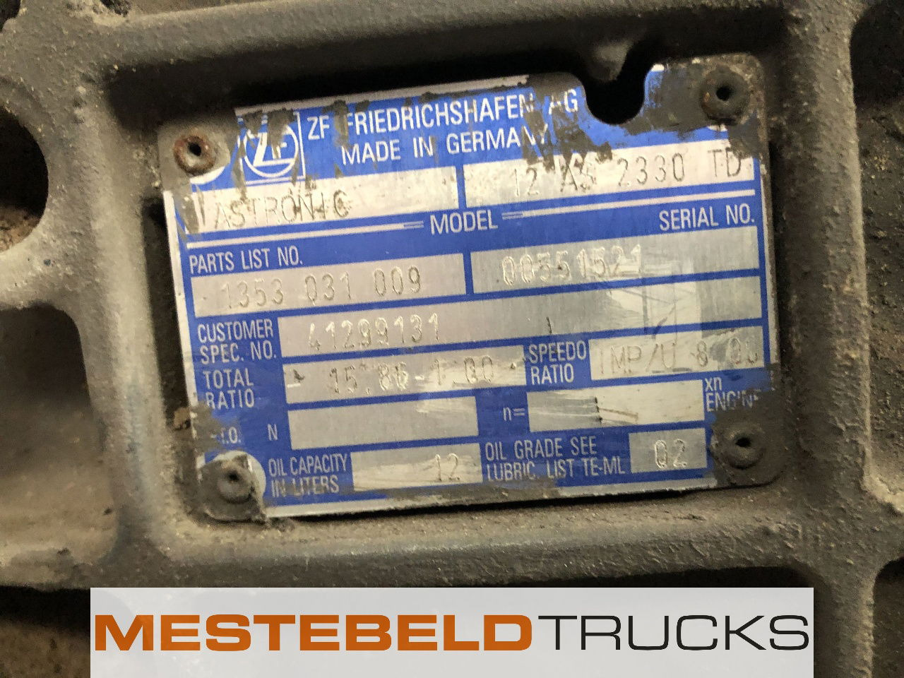 Iveco Versn bak 12 AS 2330 TD - Käigukast ja varuosad - Veoauto: pilt 5 Iveco Versn bak 12 AS 2330 TD - Käigukast ja varuosad - Veoauto: pilt 5