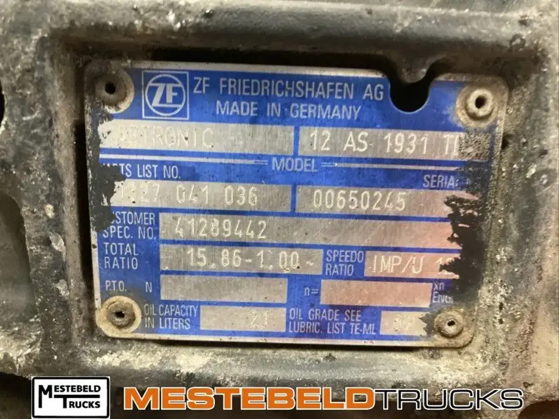 Iveco Versn bak Stralis - Käigukast ja varuosad - Veoauto: pilt 4 Iveco Versn bak Stralis - Käigukast ja varuosad - Veoauto: pilt 4