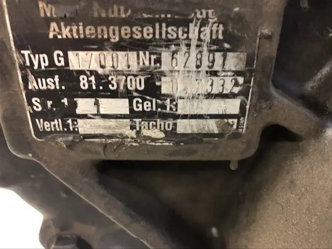 MAN Tussenbak G 1700-1 - Käigukast ja varuosad - Veoauto: pilt 3 MAN Tussenbak G 1700-1 - Käigukast ja varuosad - Veoauto: pilt 3