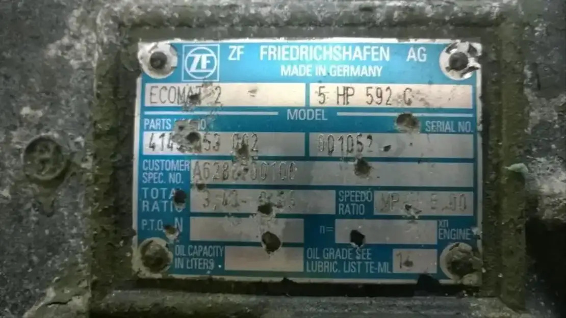Mercedes-Benz Versnellingsbak 5HP592C Ecomat2 Econic - Käigukast ja varuosad - Veoauto: pilt 4 Mercedes-Benz Versnellingsbak 5HP592C Ecomat2 Econic - Käigukast ja varuosad - Veoauto: pilt 4