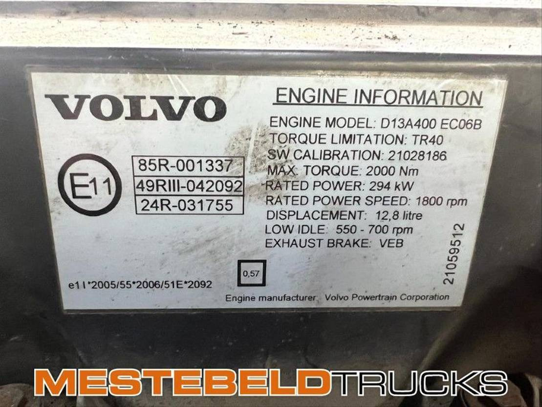 Volvo Motor D 13A 400 EC 06B - Mootor ja varuosad - Veoauto: pilt 3 Volvo Motor D 13A 400 EC 06B - Mootor ja varuosad - Veoauto: pilt 3