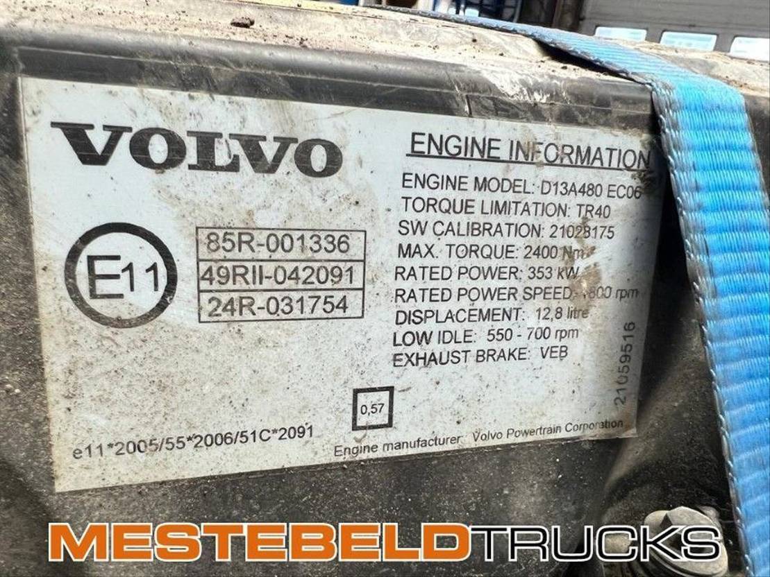 Volvo Motor D 13A 480 EC 06 - Mootor ja varuosad - Veoauto: pilt 3 Volvo Motor D 13A 480 EC 06 - Mootor ja varuosad - Veoauto: pilt 3