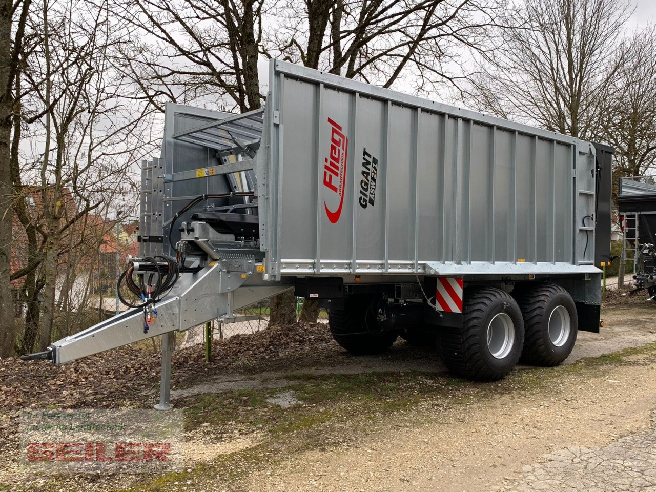 Fliegl ASW 271 C FOX Lenkachse 22,5" 35m³ - Iselaadiv vanker: pilt 1 Fliegl ASW 271 C FOX Lenkachse 22,5" 35m³ - Iselaadiv vanker: pilt 1