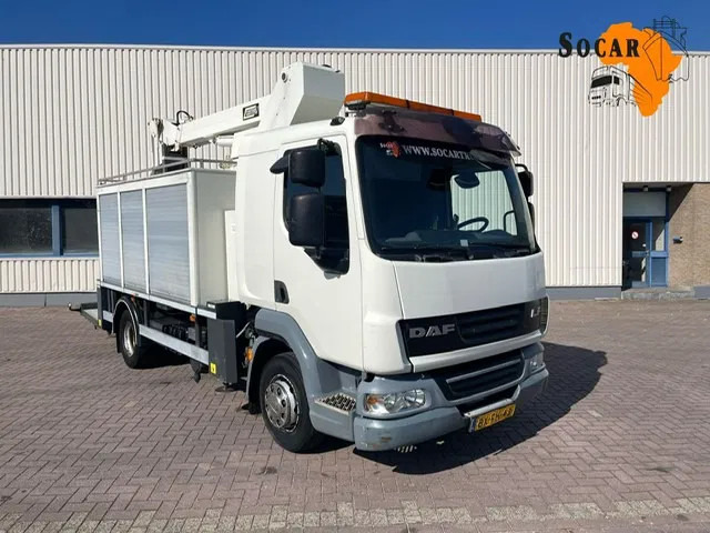 DAF LF 45.160 CUSTERS Hoogwerker 14,5 mtr / Skyworker 14,5mtr - Veoautolt tõusev platvorm: pilt 1 DAF LF 45.160 CUSTERS Hoogwerker 14,5 mtr / Skyworker 14,5mtr - Veoautolt tõusev platvorm: pilt 1