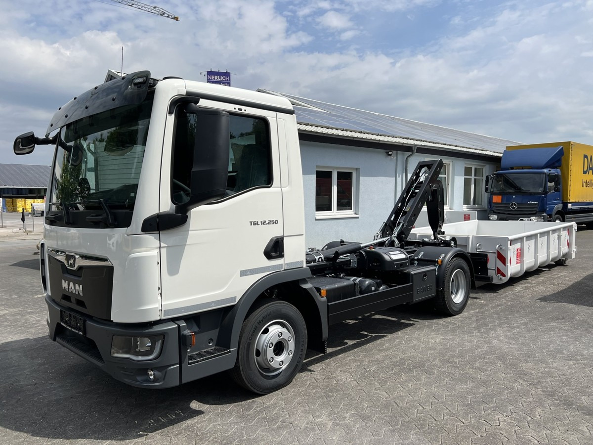 MAN TGL 12.250 BL NEU City Abrollkipper PowerMatic s - Konkstõstukiga veoauto: pilt 1 MAN TGL 12.250 BL NEU City Abrollkipper PowerMatic s - Konkstõstukiga veoauto: pilt 1