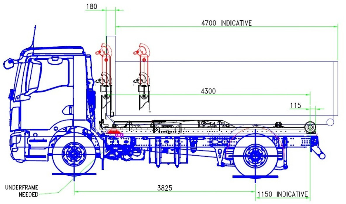 MAN TGM 15.250 Abrollkipper hydr. Haken 900-1570mm - Konkstõstukiga veoauto: pilt 2 MAN TGM 15.250 Abrollkipper hydr. Haken 900-1570mm - Konkstõstukiga veoauto: pilt 2