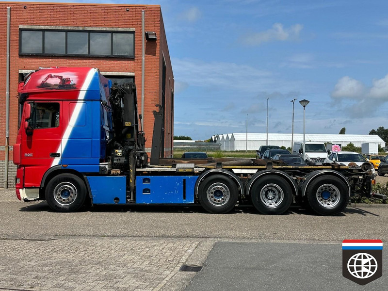 DAF FAK XF105 510  * MANUAL 16x ZF ** PALLFINGER PK20002 ** PALIFT HOOK 25t ** 8X2/4 - Kraanaga veoauto: pilt 3 DAF FAK XF105 510  * MANUAL 16x ZF ** PALLFINGER PK20002 ** PALIFT HOOK 25t ** 8X2/4 - Kraanaga veoauto: pilt 3