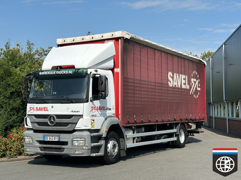 Mercedes-Benz AXOR 1833 TAIL LIFT - MANUAL GEARBOX - Tent veoauto: pilt 1 Mercedes-Benz AXOR 1833 TAIL LIFT - MANUAL GEARBOX - Tent veoauto: pilt 1