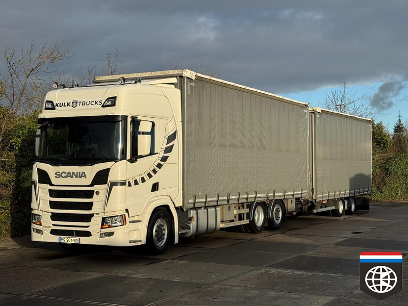 Scania R450 6X2/4 - MEGA volume curtain side combination - Slide roof / lift roof - NIGHT A/C - concourstaat - Tent veoauto: pilt 1 Scania R450 6X2/4 - MEGA volume curtain side combination - Slide roof / lift roof - NIGHT A/C - concourstaat - Tent veoauto: pilt 1