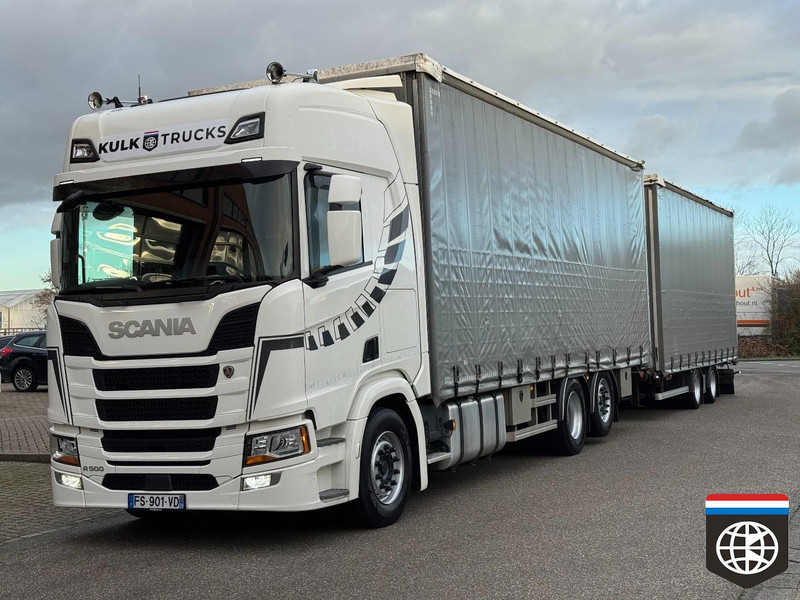 Scania R450 6X2/4 - MEGA volume curtain side combination - Slide roof / lift roof - NIGHT A/C - concourstaat - Tent veoauto: pilt 2 Scania R450 6X2/4 - MEGA volume curtain side combination - Slide roof / lift roof - NIGHT A/C - concourstaat - Tent veoauto: pilt 2