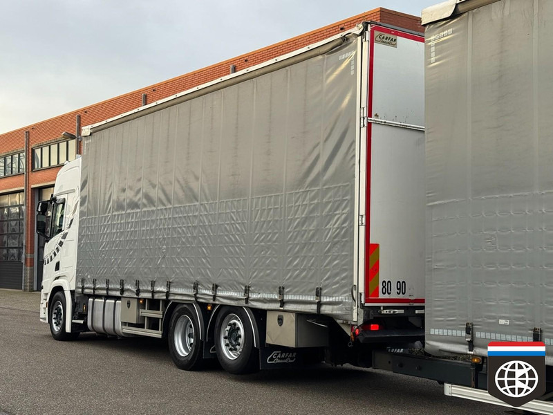 Scania R450 6X2/4 - MEGA volume curtain side combination - Slide roof / lift roof - NIGHT A/C - concourstaat - Tent veoauto: pilt 4 Scania R450 6X2/4 - MEGA volume curtain side combination - Slide roof / lift roof - NIGHT A/C - concourstaat - Tent veoauto: pilt 4