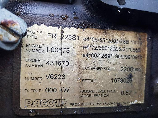 Varuosa DAF PR228S1: pilt 6