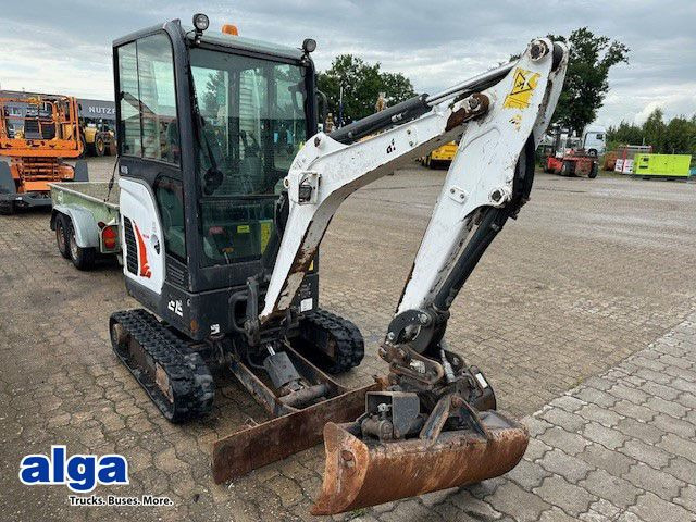 Bobcat E19, Verstelllaufwerk, Greifer + Hammer, Löffel - Miniekskavaator: pilt 1 Bobcat E19, Verstelllaufwerk, Greifer + Hammer, Löffel - Miniekskavaator: pilt 1