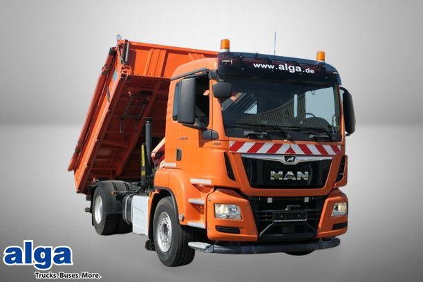 MAN 18.460 TGS/4x2/Meiller/Palfinger 8.501 SLD/AHK - Kallurauto, Kraanaga veoauto: pilt 1 MAN 18.460 TGS/4x2/Meiller/Palfinger 8.501 SLD/AHK - Kallurauto, Kraanaga veoauto: pilt 1