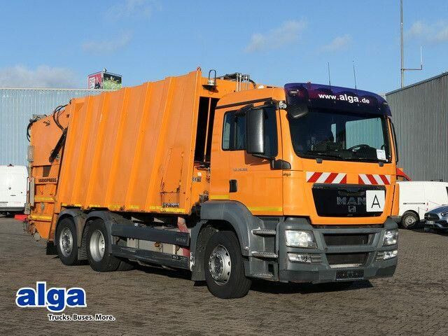 MAN 26.320 TGS BL 6x2, Faun, Vario Press, Zöller - Prügiauto: pilt 1 MAN 26.320 TGS BL 6x2, Faun, Vario Press, Zöller - Prügiauto: pilt 1