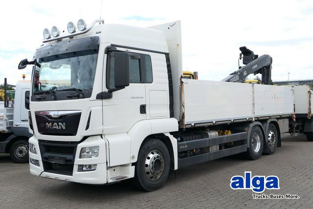 MAN 26.440 TGS LL 6x2, Kran Fassi F195AS.22, AHK, AC - Madelveok/ Platvormveok, Kraanaga veoauto: pilt 1 MAN 26.440 TGS LL 6x2, Kran Fassi F195AS.22, AHK, AC - Madelveok/ Platvormveok, Kraanaga veoauto: pilt 1