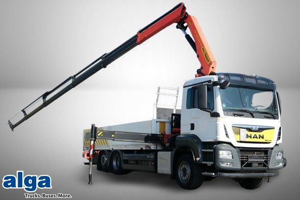 MAN 26.440 TGS LL 6x2, Palfinger PK 22002, Klima,AHK - Madelveok/ Platvormveok, Kraanaga veoauto: pilt 1 MAN 26.440 TGS LL 6x2, Palfinger PK 22002, Klima,AHK - Madelveok/ Platvormveok, Kraanaga veoauto: pilt 1