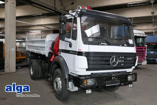 Mercedes-Benz 1820 AK 4x4, HMF 1003 K2, Allrad, AHK, Blattfed. - Kallurauto, Kraanaga veoauto: pilt 1 Mercedes-Benz 1820 AK 4x4, HMF 1003 K2, Allrad, AHK, Blattfed. - Kallurauto, Kraanaga veoauto: pilt 1