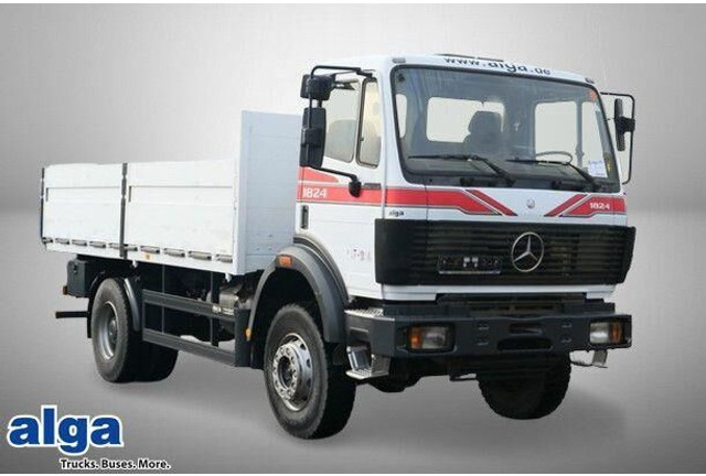 Mercedes-Benz 1824 AK 4x4, Allrad, AHK, Blattfederung, 168tkm - Madelveok/ Platvormveok: pilt 1 Mercedes-Benz 1824 AK 4x4, Allrad, AHK, Blattfederung, 168tkm - Madelveok/ Platvormveok: pilt 1