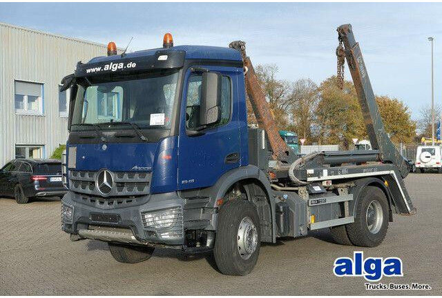 Mercedes-Benz 1832 K Arocs 4x2, Hiab SLT 140, teleskop., Klima - Veoauto - kaablisüsteem: pilt 1 Mercedes-Benz 1832 K Arocs 4x2, Hiab SLT 140, teleskop., Klima - Veoauto - kaablisüsteem: pilt 1