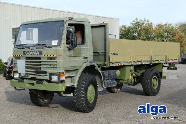 Scania P92HK 4x4, Allrad, Einzelbereifung, Klima, 40tkm - Madelveok/ Platvormveok: pilt 1 Scania P92HK 4x4, Allrad, Einzelbereifung, Klima, 40tkm - Madelveok/ Platvormveok: pilt 1