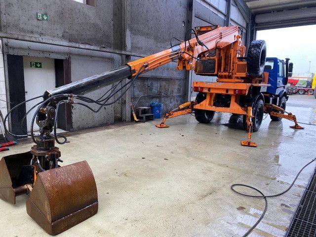 Unimog U 1450 4x4, Kran, Seilwinde - Kraanaga veoauto, Kraanaga veoauto: pilt 3 Unimog U 1450 4x4, Kran, Seilwinde - Kraanaga veoauto, Kraanaga veoauto: pilt 3