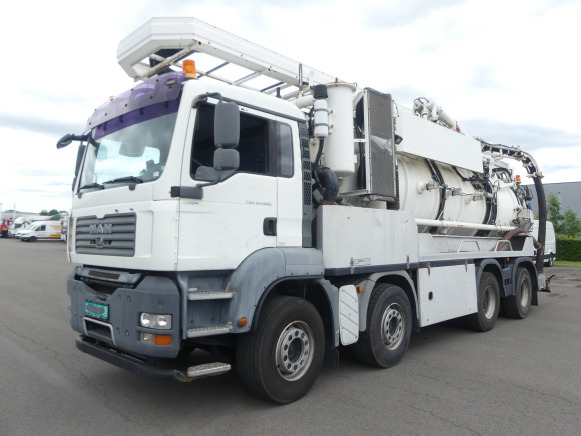 Camion Hydrocureur MAN (2008-201.882 km-VIN:WMAH39ZZ58L050583) - Vaakumveok: pilt 2 Camion Hydrocureur MAN (2008-201.882 km-VIN:WMAH39ZZ58L050583) - Vaakumveok: pilt 2