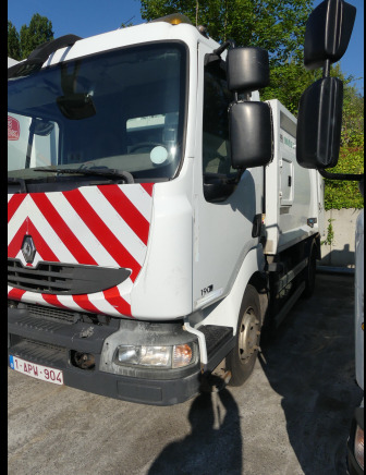 REF:1338 - Camion poubelle Renault Midlum 190DXI (2011-140.758 km) - Prügiauto: pilt 2 REF:1338 - Camion poubelle Renault Midlum 190DXI (2011-140.758 km) - Prügiauto: pilt 2
