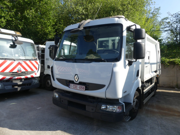 REF:1380 - Camion poubelle Renault Midlum 180DXI (2011-183.874 km) - Prügiauto: pilt 1 REF:1380 - Camion poubelle Renault Midlum 180DXI (2011-183.874 km) - Prügiauto: pilt 1