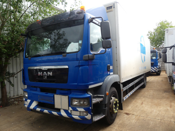 REF:8089 - Camion Fourgon MAN TGM (2013-524.638 km) - Kasti veoauto: pilt 1 REF:8089 - Camion Fourgon MAN TGM (2013-524.638 km) - Kasti veoauto: pilt 1