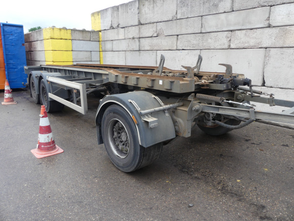 REF:WS-RS-95 - Remorque porte container GS Meppel AIC-2700N - Konteinerveduk/ Tõstuk järelhaagis: pilt 1 REF:WS-RS-95 - Remorque porte container GS Meppel AIC-2700N - Konteinerveduk/ Tõstuk järelhaagis: pilt 1
