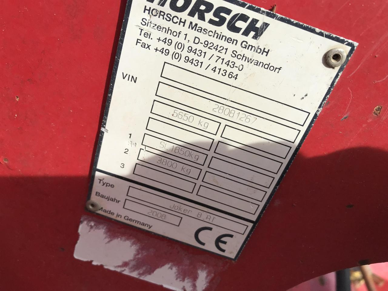 Horsch JOKER 8 RT - Ketasäke: pilt 2 Horsch JOKER 8 RT - Ketasäke: pilt 2