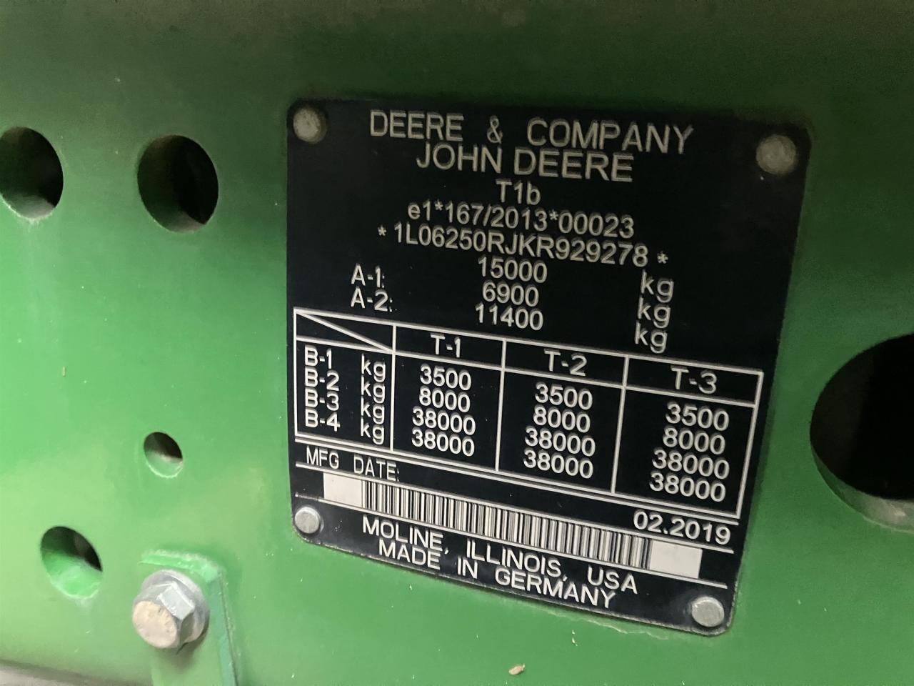 John Deere 6250R - Traktor: pilt 5 John Deere 6250R - Traktor: pilt 5