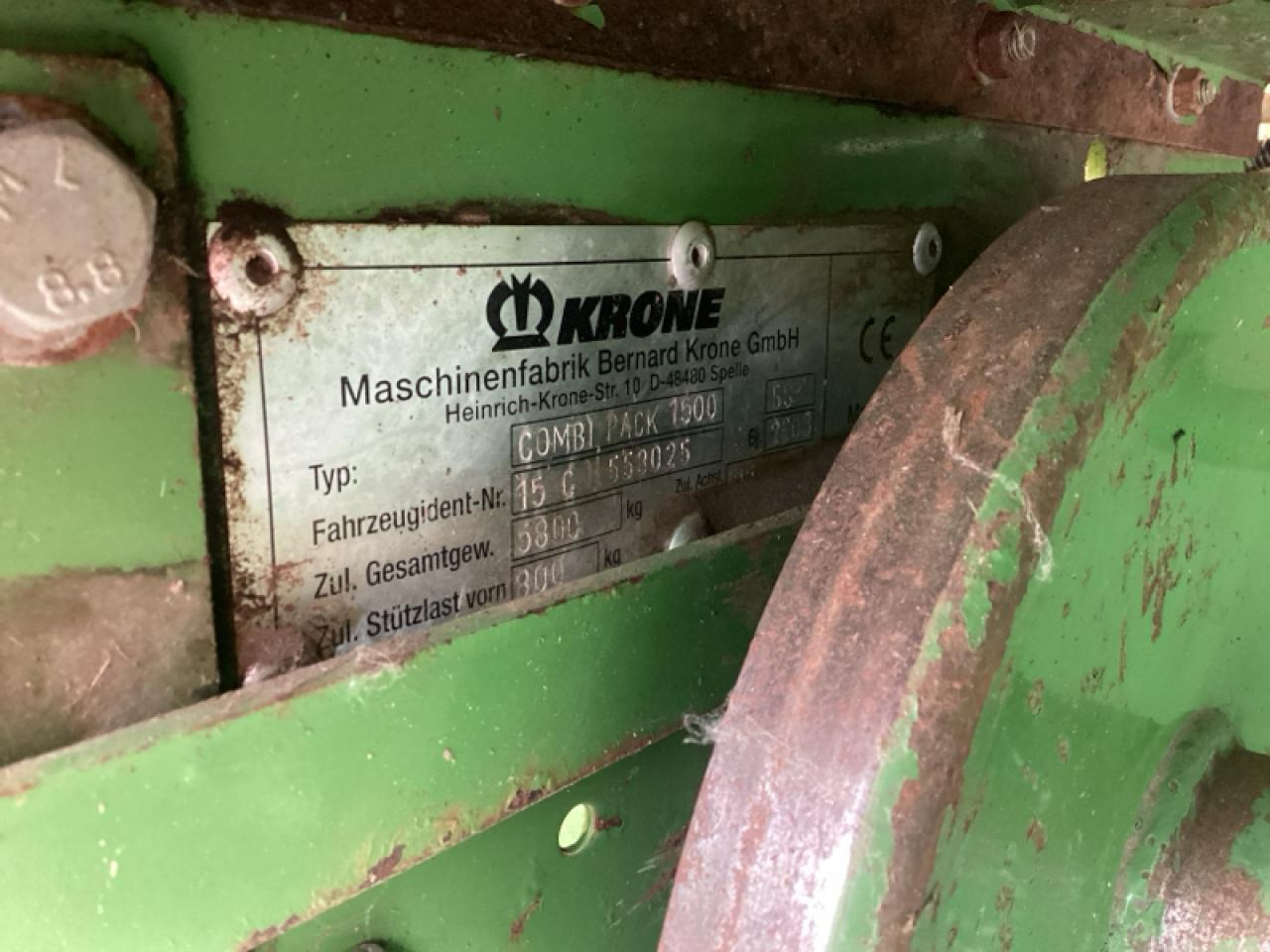 Heinapress, ümmargune Krone CP 1500 MC: pilt 7