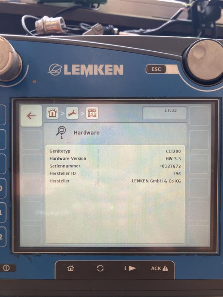 Lemken CCI200 - Juhtimissüsteem - Põllutööseade: pilt 4 Lemken CCI200 - Juhtimissüsteem - Põllutööseade: pilt 4