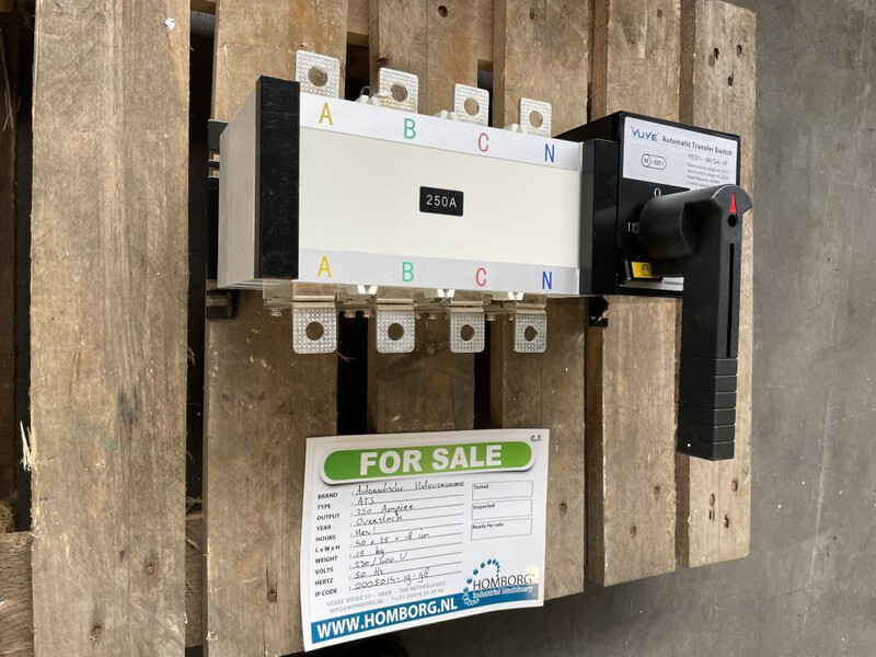 ATS Automatische Netovername 250 Ampere ATS - Elektrisüsteem - Ehitusmasinad: pilt 4 ATS Automatische Netovername 250 Ampere ATS - Elektrisüsteem - Ehitusmasinad: pilt 4