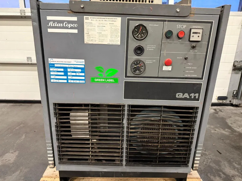 Atlas-Copco GA 11 Elektrische Schroefcompressor 1560 L / min 7.5 Bar - Õhukompressor: pilt 4 Atlas-Copco GA 11 Elektrische Schroefcompressor 1560 L / min 7.5 Bar - Õhukompressor: pilt 4