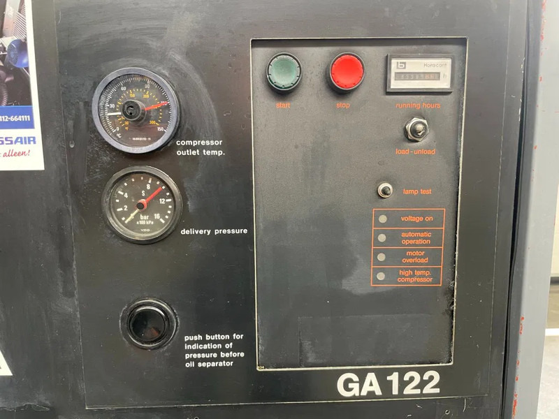Atlas-Copco GA122 - Õhukompressor: pilt 5 Atlas-Copco GA122 - Õhukompressor: pilt 5