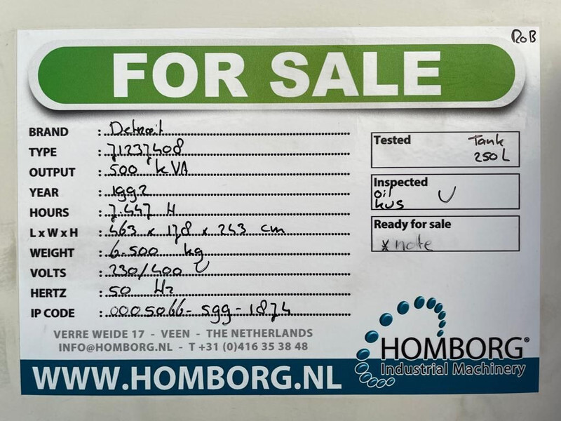 Generaatorikomplekt Detroit Leroy Somer 500 kVA Silent generatorset: pilt 18
