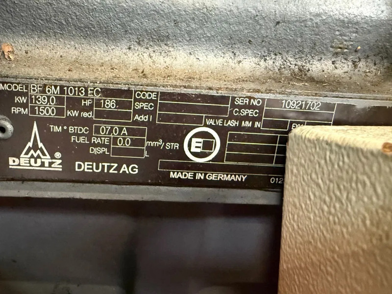 Deutz BF6M 1013 EC 139 kW 186 PK Diesel Motor Engine - Mootor - Materjali käitlemise seade: pilt 3 Deutz BF6M 1013 EC 139 kW 186 PK Diesel Motor Engine - Mootor - Materjali käitlemise seade: pilt 3