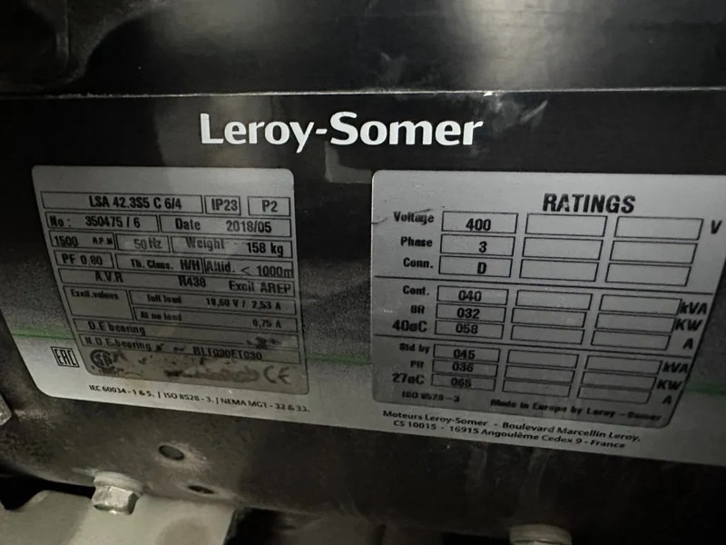 Generaatorikomplekt Europower EPUS44TDE Kubota Leroy Somer 44 kVA Supersilent Rental generatorset: pilt 18