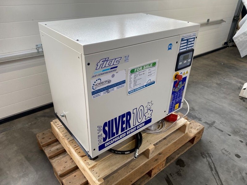 Fiac New Silver 10 Silent 7.5 kW 860 L / min 10 bar Elektrische Schroefcompressor - Õhukompressor: pilt 5 Fiac New Silver 10 Silent 7.5 kW 860 L / min 10 bar Elektrische Schroefcompressor - Õhukompressor: pilt 5