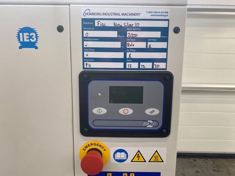 Fiac New Silver 10 Silent 7.5 kW 860 L / min 10 bar Elektrische Schroefcompressor - Õhukompressor: pilt 4 Fiac New Silver 10 Silent 7.5 kW 860 L / min 10 bar Elektrische Schroefcompressor - Õhukompressor: pilt 4