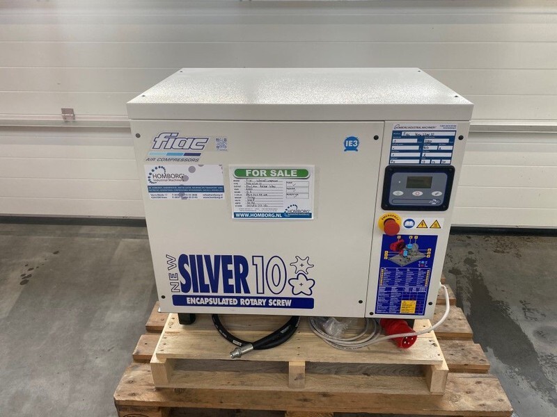 Fiac New Silver 10 Silent 7.5 kW 860 L / min 10 bar Elektrische Schroefcompressor - Õhukompressor: pilt 2 Fiac New Silver 10 Silent 7.5 kW 860 L / min 10 bar Elektrische Schroefcompressor - Õhukompressor: pilt 2