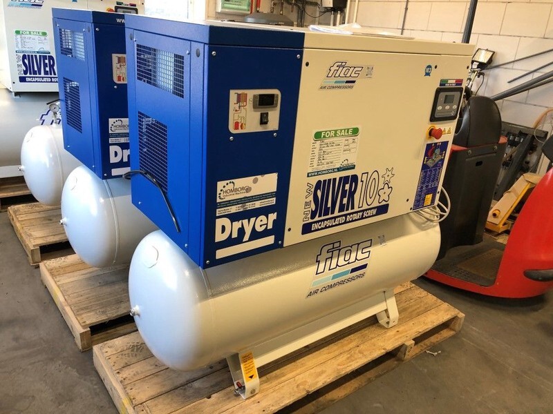 Fiac New Silver D 10 / 300 Silent 7.5 kW 860 L / min 10 bar Elektrische Schroefcompressor met ketel en droger - Õhukompressor: pilt 4 Fiac New Silver D 10 / 300 Silent 7.5 kW 860 L / min 10 bar Elektrische Schroefcompressor met ketel en droger - Õhukompressor: pilt 4