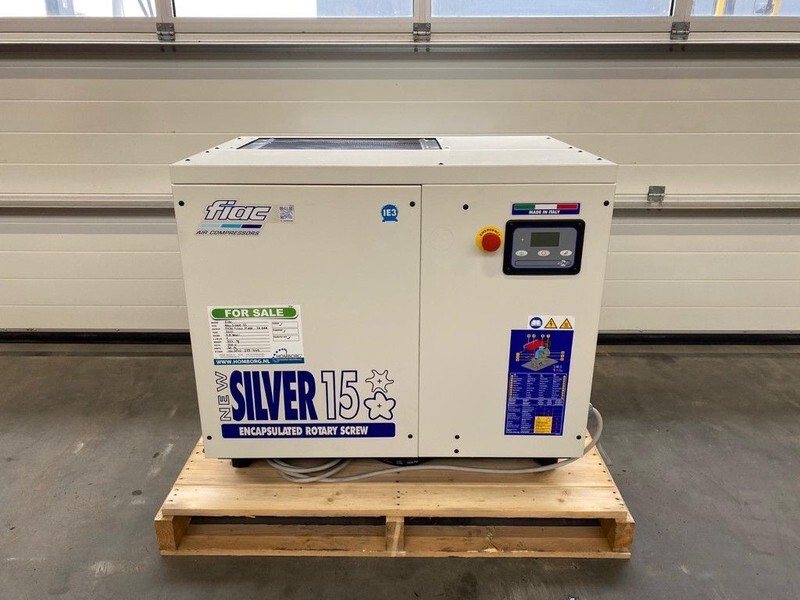 Fiac NewSilver 15 1430 L / min 11 kW 10 Bar Elektrische Schroefcompressor Nieuw ! - Õhukompressor: pilt 2 Fiac NewSilver 15 1430 L / min 11 kW 10 Bar Elektrische Schroefcompressor Nieuw ! - Õhukompressor: pilt 2