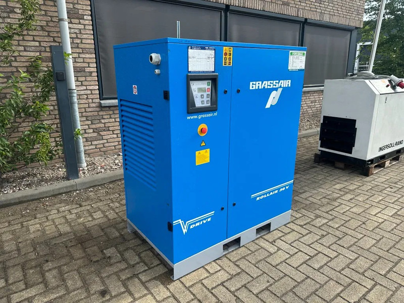 Grassair RLR 30 V9 Rollair 30V 22 kW 3000 L / min 10 Bar Elektrische Schroefcompressor Frequentiegeregeld - Õhukompressor: pilt 2 Grassair RLR 30 V9 Rollair 30V 22 kW 3000 L / min 10 Bar Elektrische Schroefcompressor Frequentiegeregeld - Õhukompressor: pilt 2