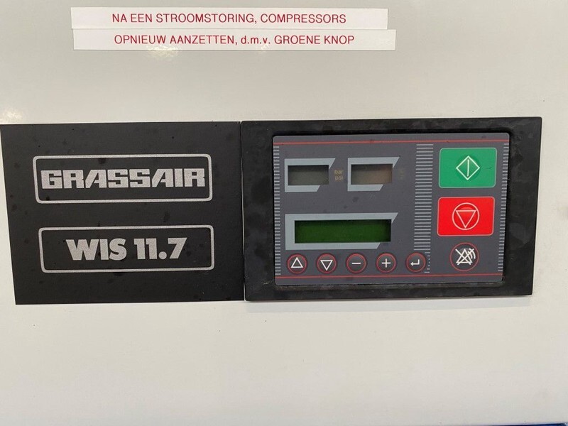 Grassair WIS 11.7 Silent 4 kW 550 L / min 12 Bar Schroefcompressor - Õhukompressor: pilt 4 Grassair WIS 11.7 Silent 4 kW 550 L / min 12 Bar Schroefcompressor - Õhukompressor: pilt 4