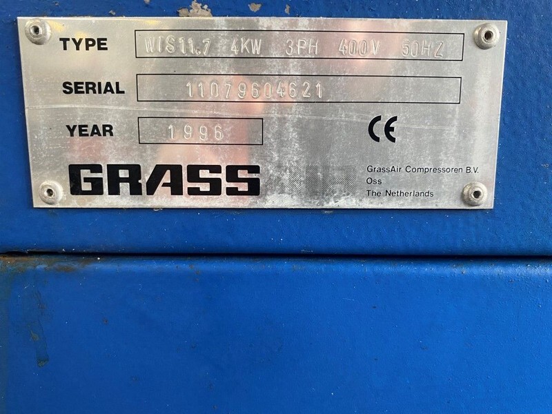 Grassair WIS 11.7 Silent 4 kW 550 L / min 12 Bar Schroefcompressor - Õhukompressor: pilt 2 Grassair WIS 11.7 Silent 4 kW 550 L / min 12 Bar Schroefcompressor - Õhukompressor: pilt 2